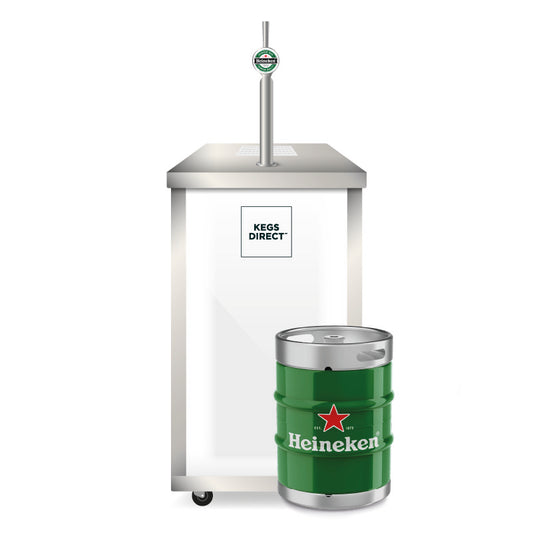 LED Keg Bar Hire with 50L Heineken Keg (88 Pints)