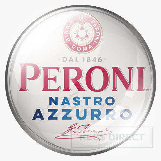 Peroni Round Font Badge Lens