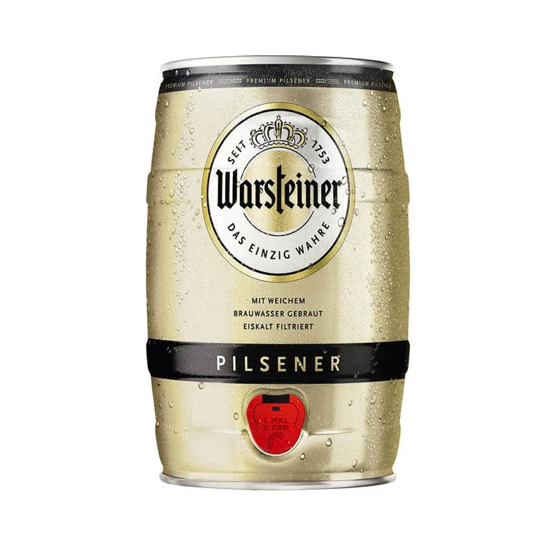 Collection of Warsteiner Pils 4.8% 5Ltr Keg in a gallery layout