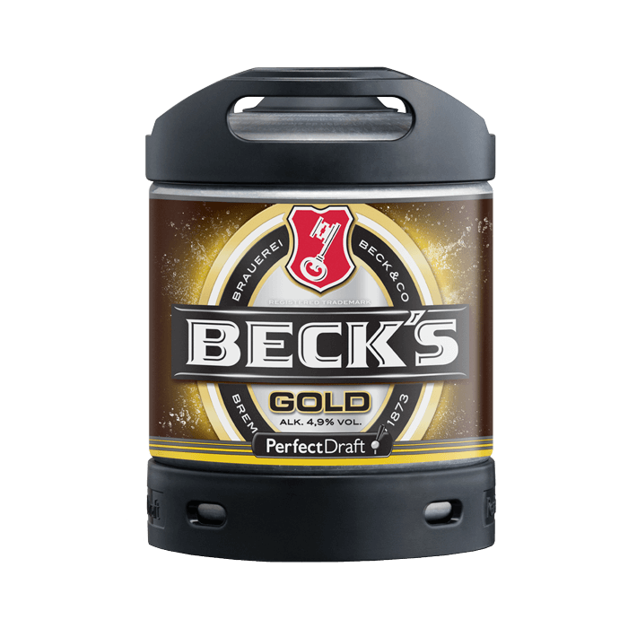 Collection of Beck's Gold PerfectDraft - 6L Keg in a gallery layout