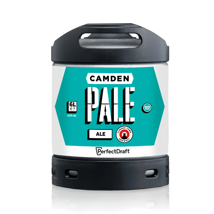 Collection of Camden Pale Ale PerfectDraft - 6L Keg BBE - 09/2024 in a gallery layout