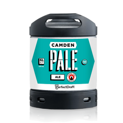 Collection of Camden Pale Ale PerfectDraft - 6L Keg BBE - 09/2024 in a gallery layout