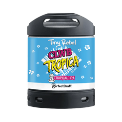 Collection of Tiny Rebel Clwb Tropica PerfectDraft - 6L Keg - BBE 09/2024 in a gallery layout